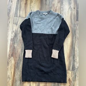 Madewell color block sweater dress